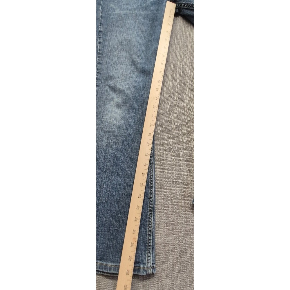 Levi's 518 Superlow Bootcut Jeans Women's sz 9 Short light wash stretch denim - Picture 4 of 16